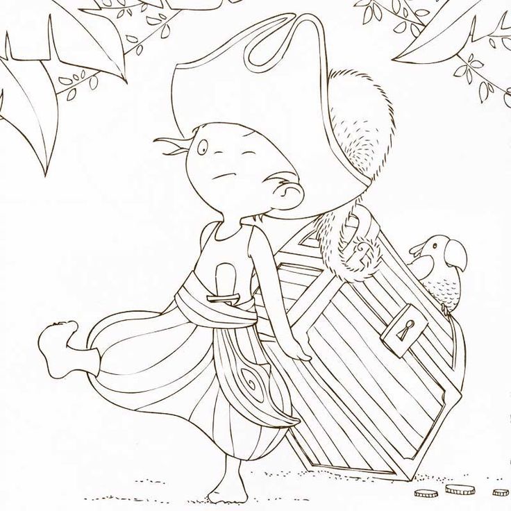 Coloriage cap canaille gabin